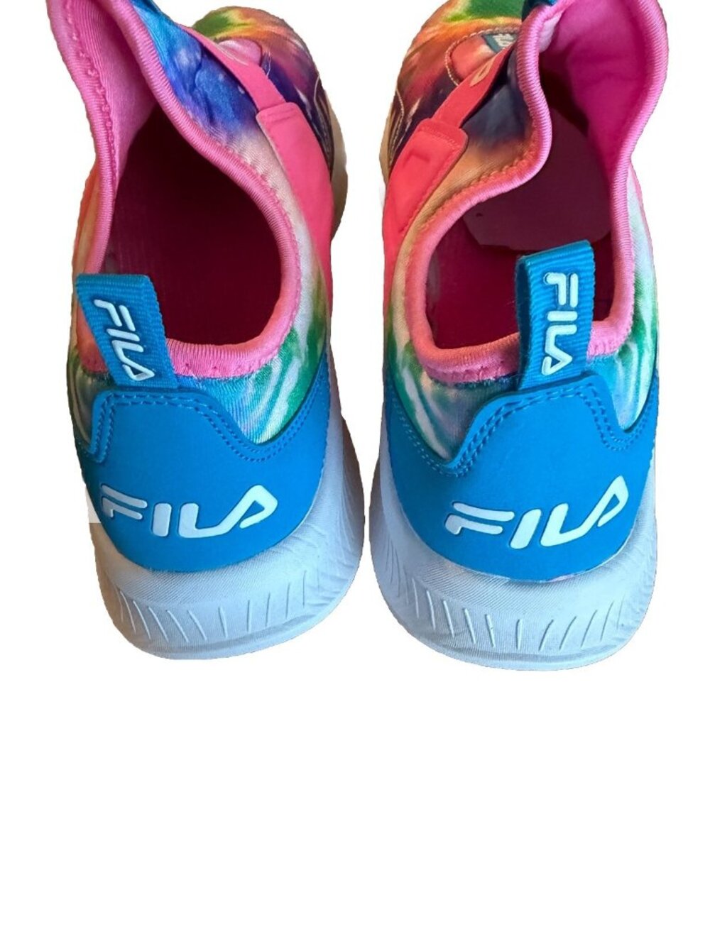 Fila Womens Tie Dye Slip On Sneakers Pink and Blue size 7 NEW! - Picture 3 of 6